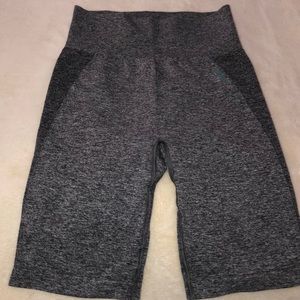 GYMSHARK BIKER SHORTS IN GRAY MARL🤍🖤💙